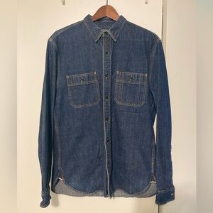 J Crew Sports Heavyweight Denim Workshirt